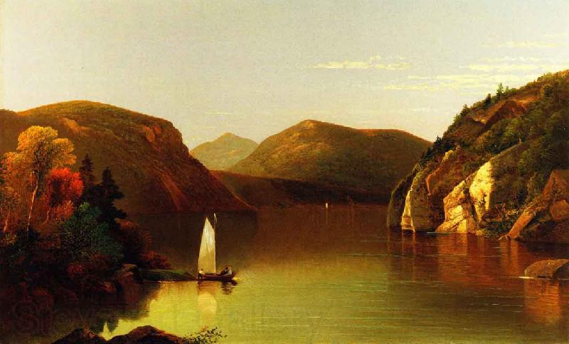 Moore, Albert Joseph Setting Sail on a Lake in the Adirondacks France oil painting art